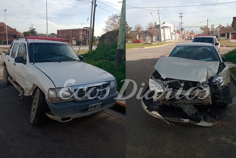 Fuerte Colisi N Entre Un Auto Y Una Camioneta Ecos Diarios Necochea