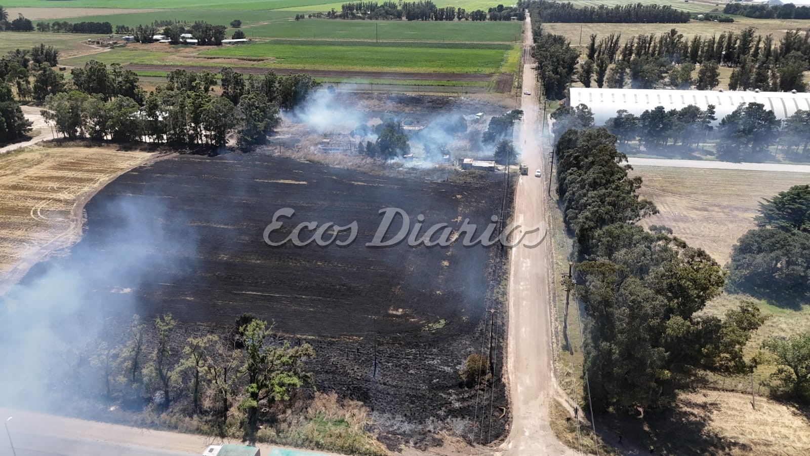 Precauci N En Circunvalaci N Por Un Incendio Ecos Diarios Necochea