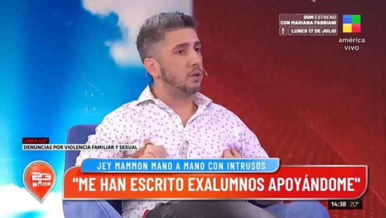 Jey Mammón reapareció en televisión y confirmó que asistirá a la gala de los Premios Martín Fierro