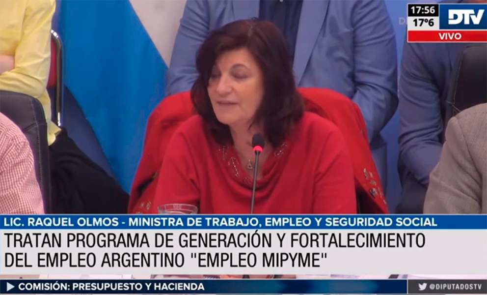 DIPUTADOS: CON PRESENCIA DE FUNCIONARIOS EN EL DEBATE, AVANZÓ EL PROYECTO DE “EMPLEO MIPYME”