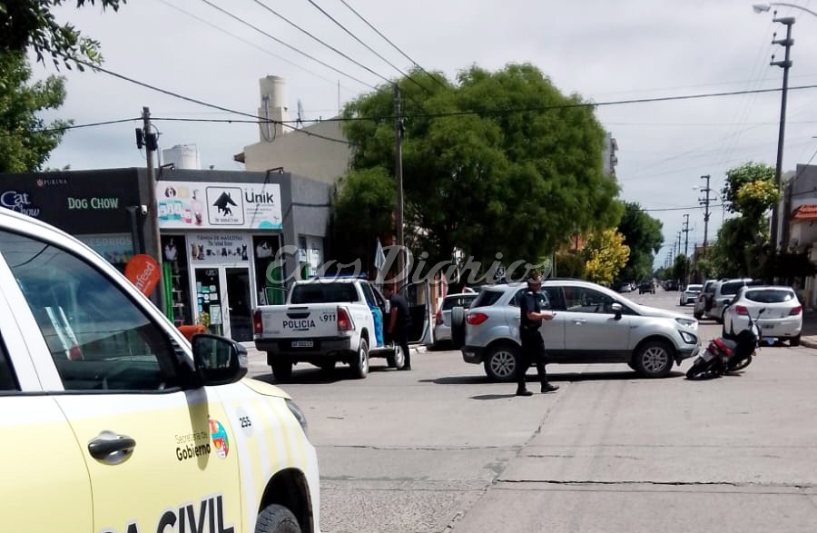 Motociclistas heridos en accidentes de tránsito