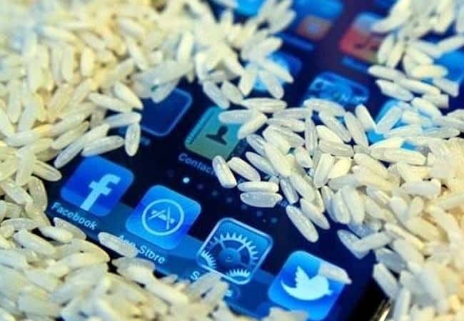 Apple advierte contra el uso de arroz para secar los Iphones