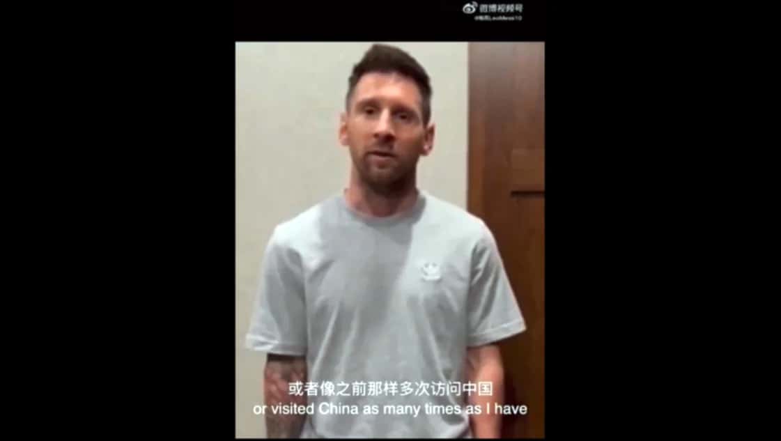 Messi hizo un video explicando por qué no jugó en Hong Kong: "No fue por temas políticos"