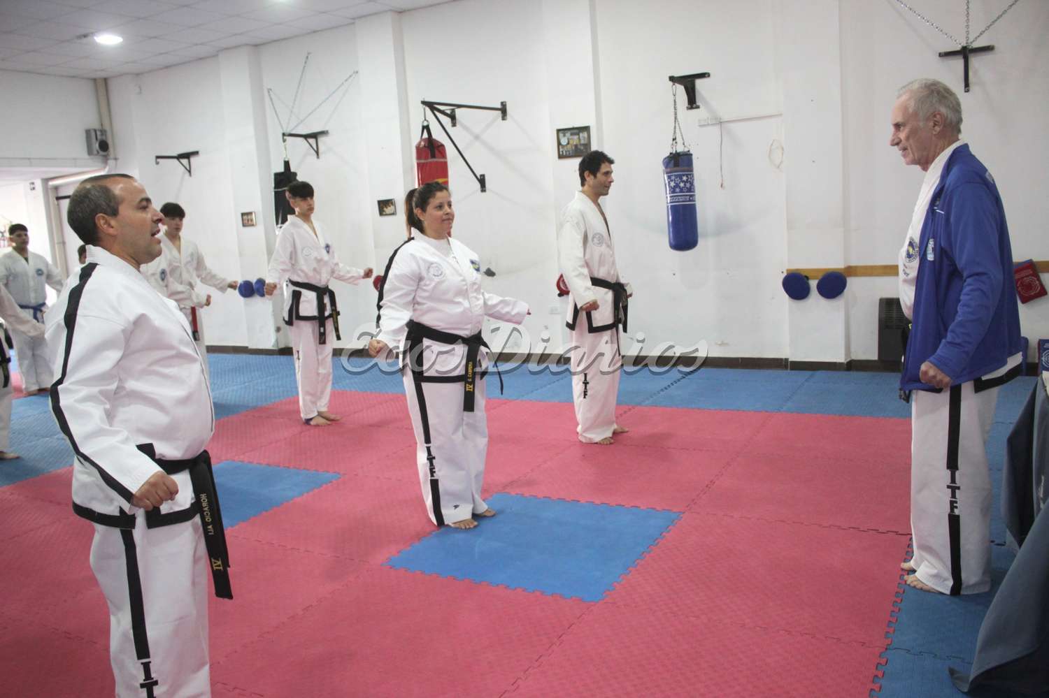 Taekwondo: el Grand Master Ebel Barat visitó Necochea