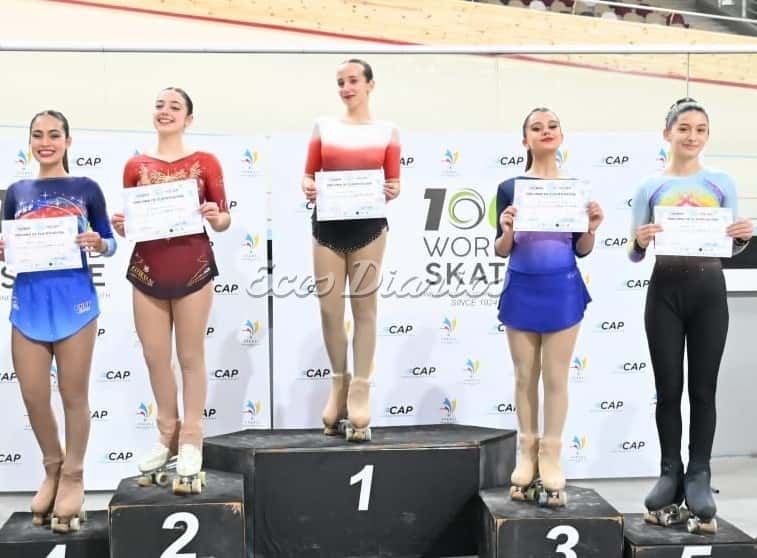 Patín: Sophie Lacoste se proclamó campeona nacional