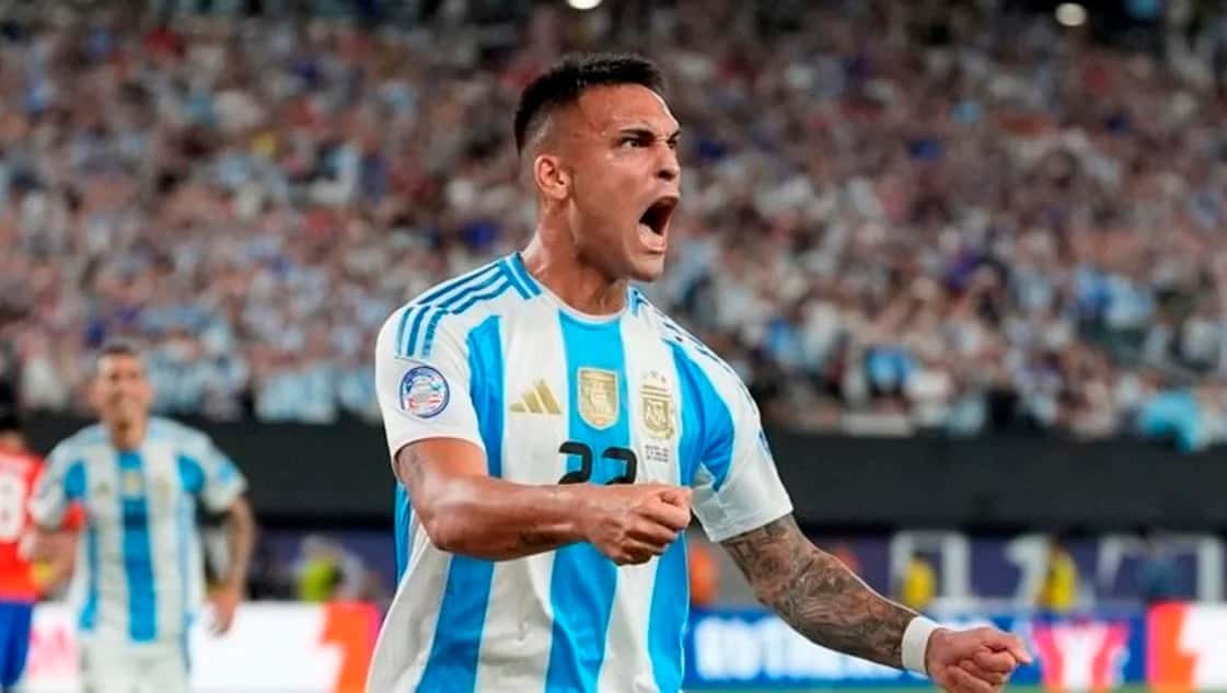 Con gol de Lautaro Martínez, Argentina venció a Chile y se metió en cuartos