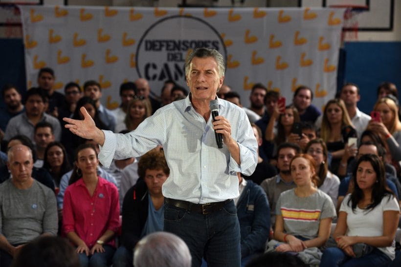 Macri: «Volver al pasado es autodestruirnos»