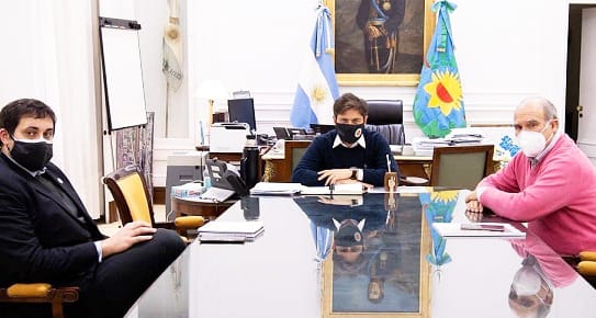 Álvaro se reunió con el gobernador Kicillof