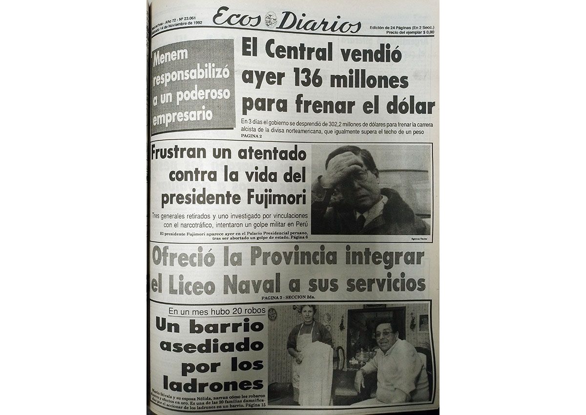 Sábado 14 de noviembre de 1992
