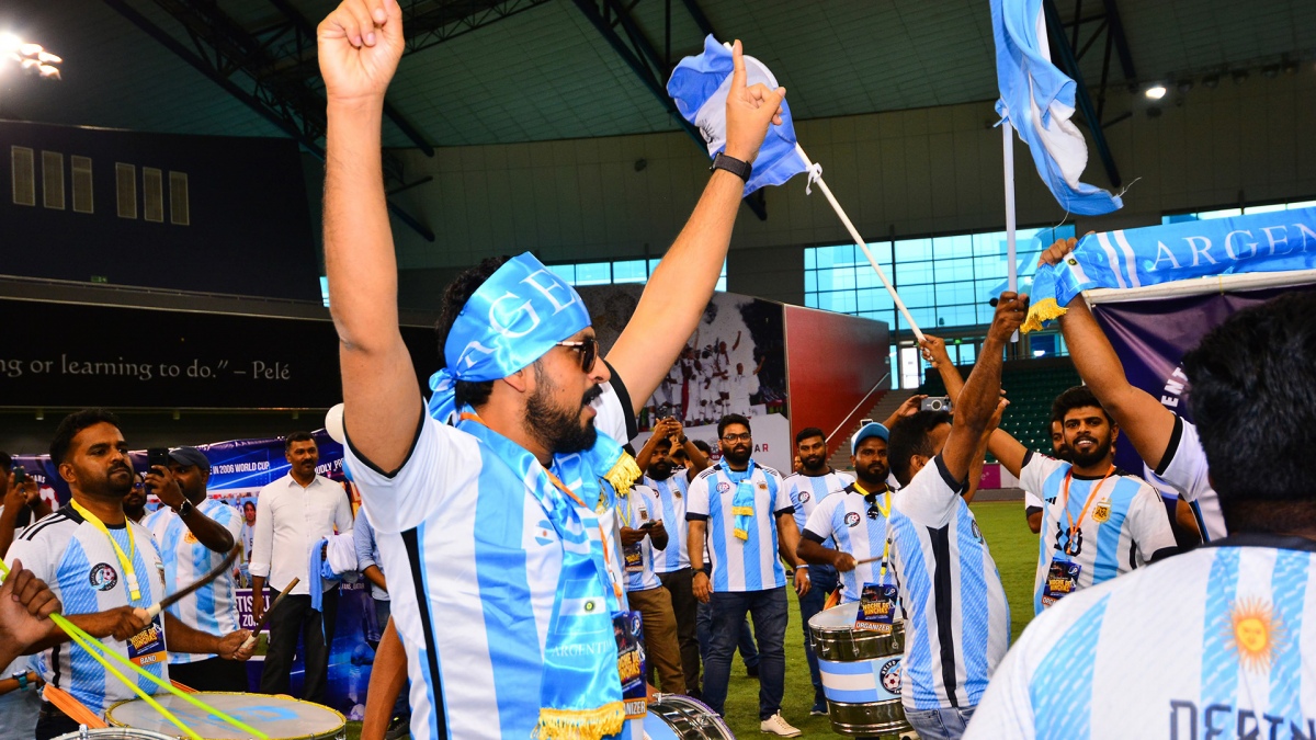 Los fanáticos indios que prometen hacer sentir «como en casa» a la selección argentina