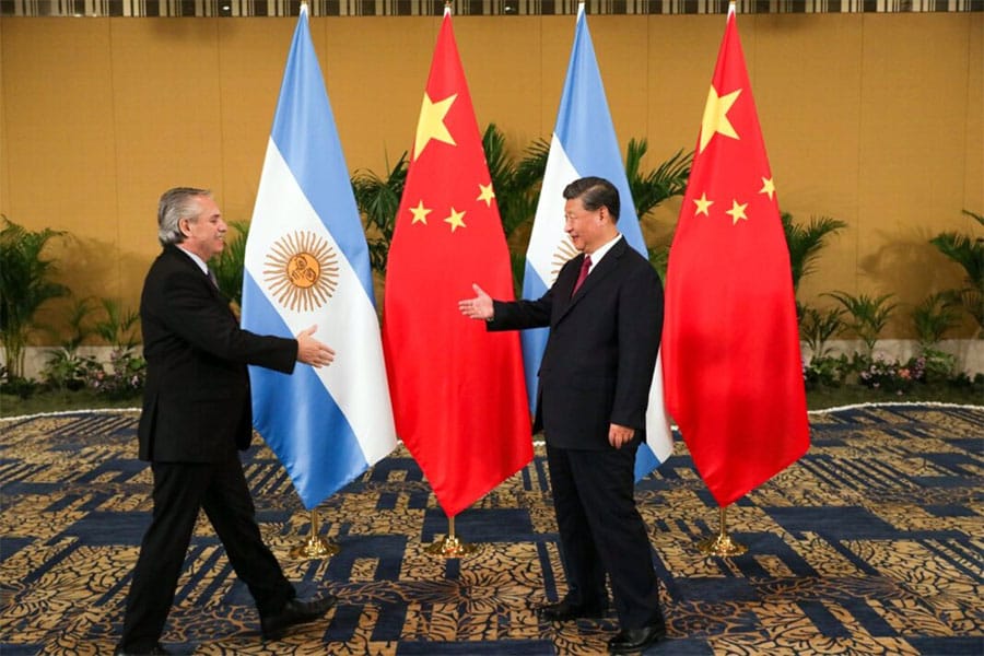 Cumbre del G20. Fernández con Xi Jinping