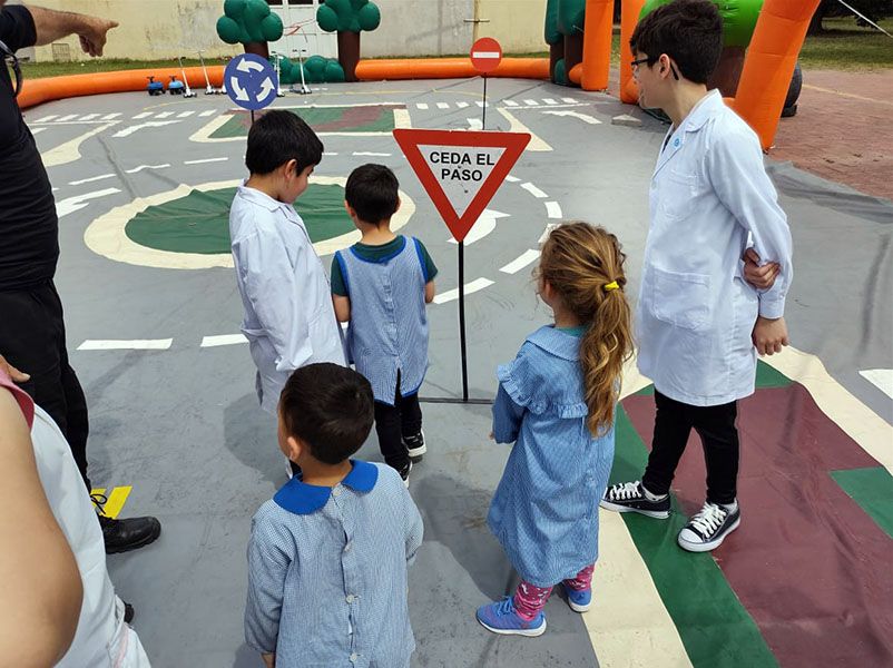 Alumnos de escuelas de Defferrari visitaron el circuito vial infantil