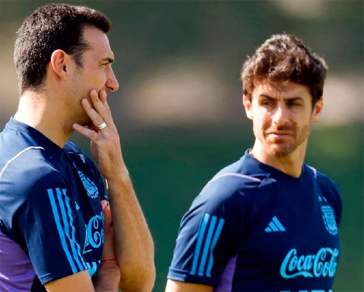 Entrenó la Selección y Scaloni analiza cambios