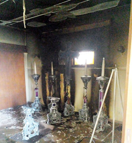 Susto en sala velatoria de la Usina por un principio de incendio