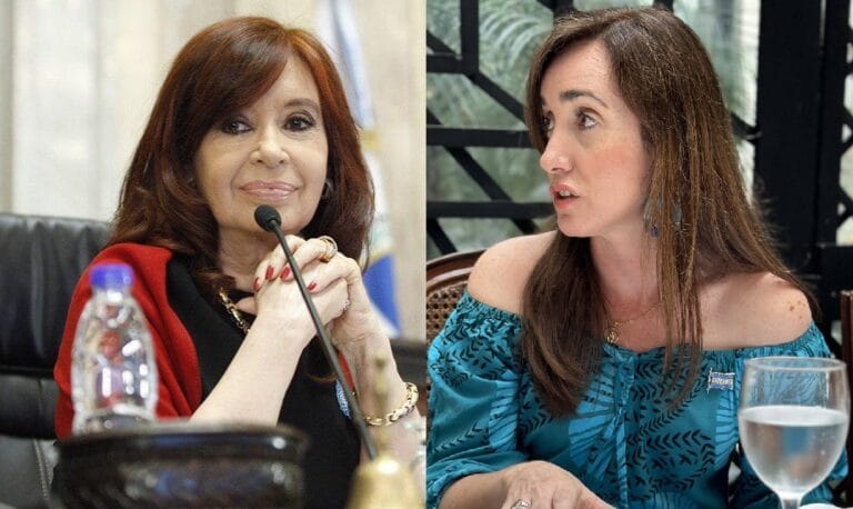 Cristina Fernández y Victoria Villarruel