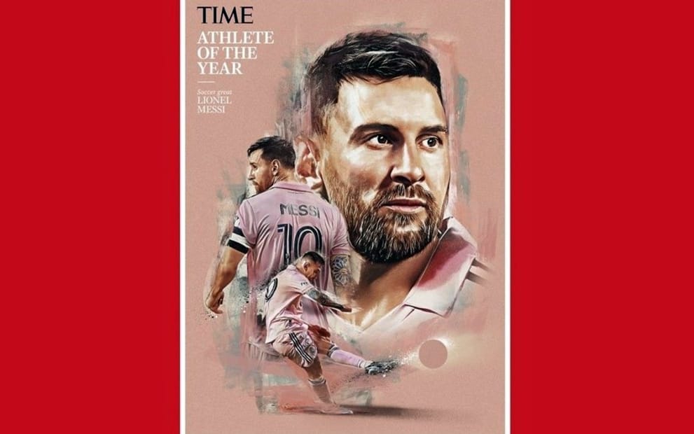 Lionel Messi fue elegido como atleta del año por la revista Time