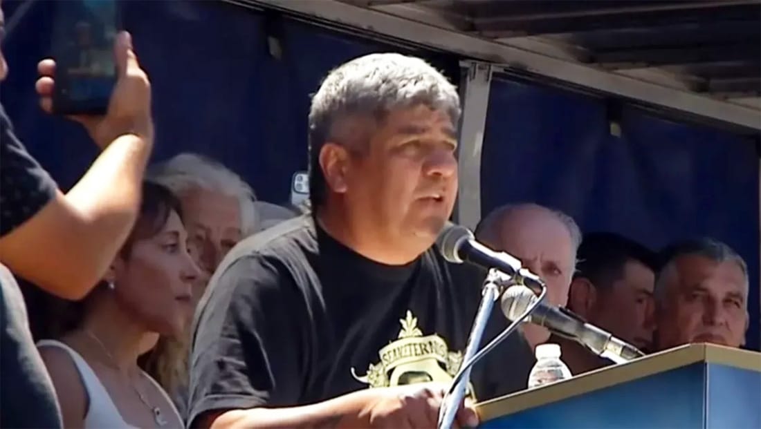 Pablo Moyano, dirigente sindical.