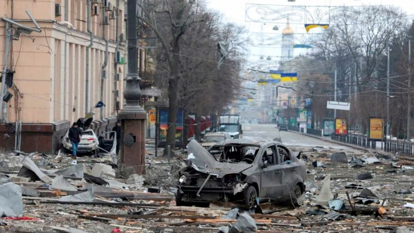 En vísperas de Año Nuevo, Rusia bombardeó las principales ciudades ucranianas