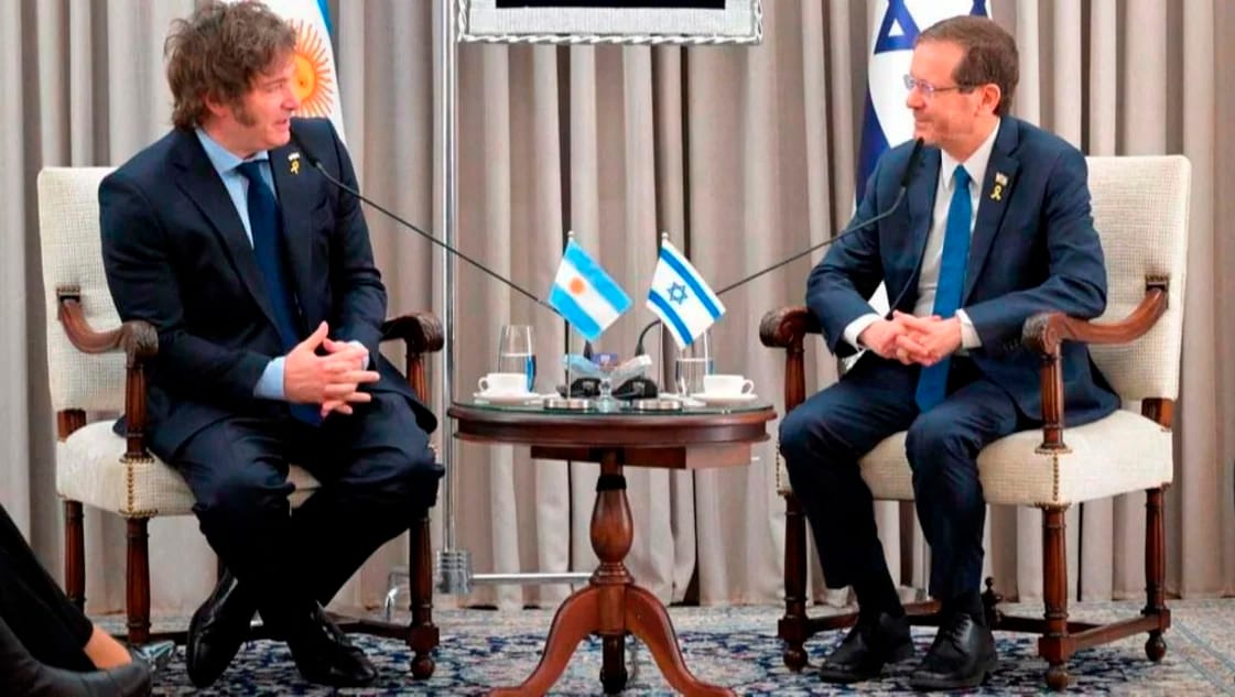 La Cámara de Comercio Argentino Israelí saludó con alegría la visita de Milei a Israel
