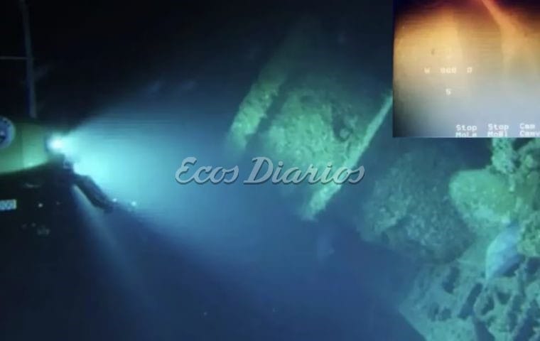 Bajo las aguas Restos del submarino encontrados en Costa Bonita
