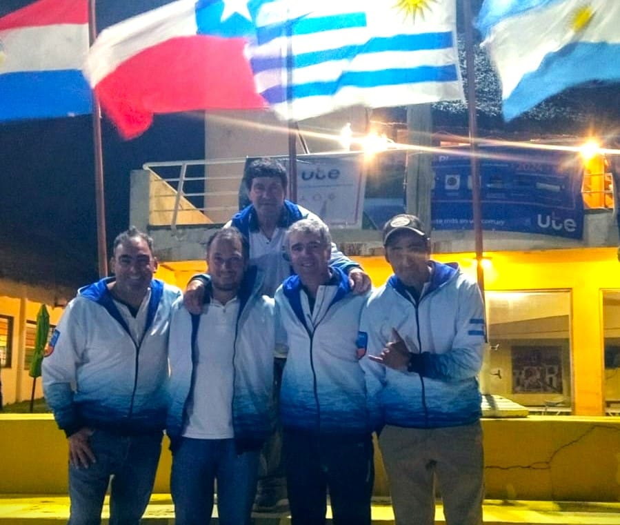 De izquierda a derecha. Fernando Espar, Eduardo Merlo, Victor Jensen, Fernando Fulton y Guillermo Bruzzone