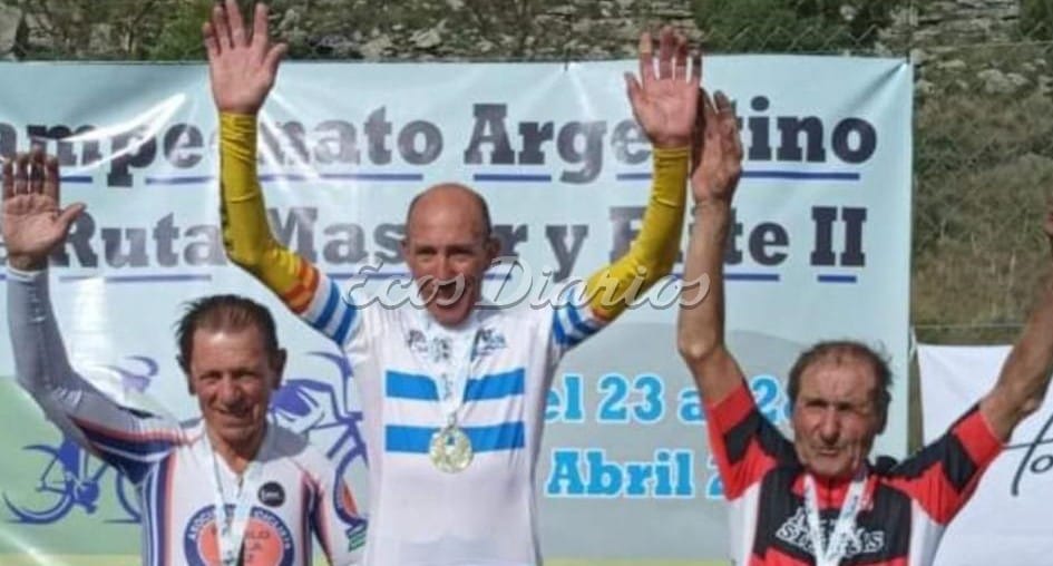 Roberto Martinez campeón Argentino de contrarreloj individual categoría E 1