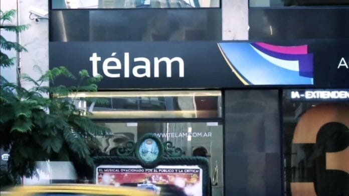 Una de las sedes de Telam