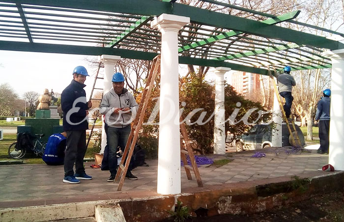 Trabajo urbano de alumnos del Centro Formación 403