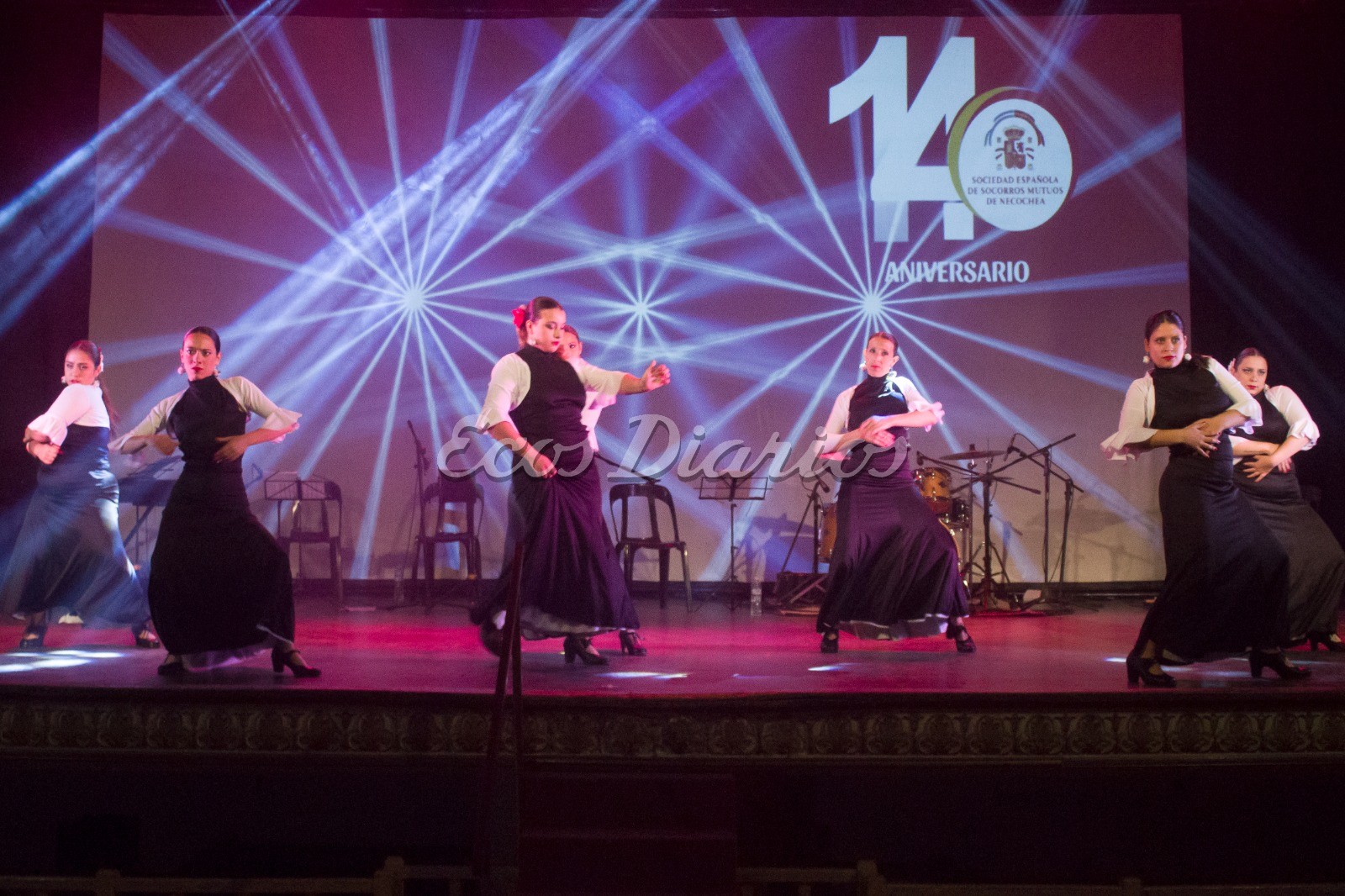 Brillante espectáculo de la Sociedad Española en el París Ecos