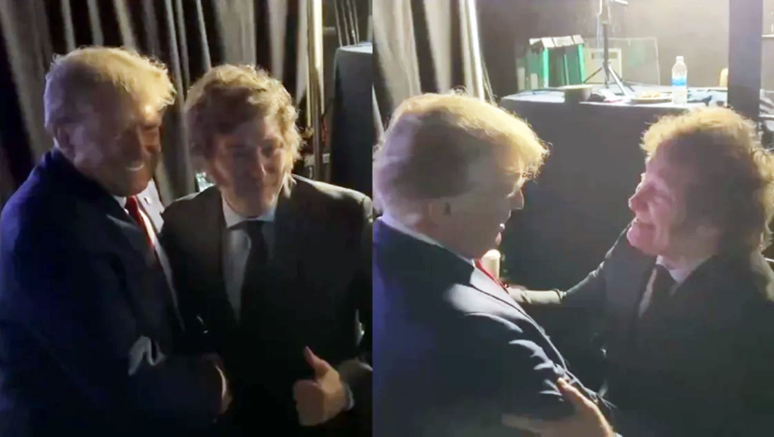 Video: El Sentido Abrazo Entre Javier Milei Y Donald Trump – Ecos ...