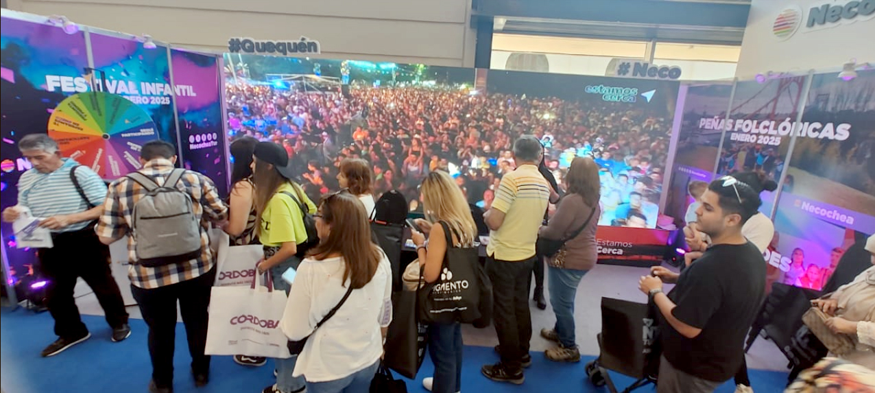 Mucho público en el stand de Necochea en la FIT – Ecos Diarios Necochea